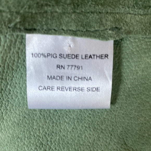 Deed pig suede leather jacket - Picture 4 of 17